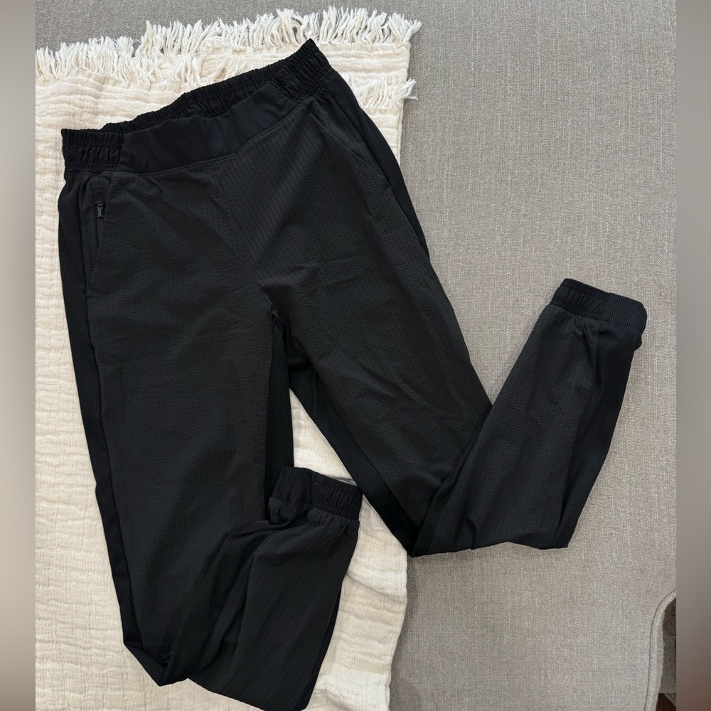 Athleta Textured Brooklyn Jogger Pants Black Size‎ 0